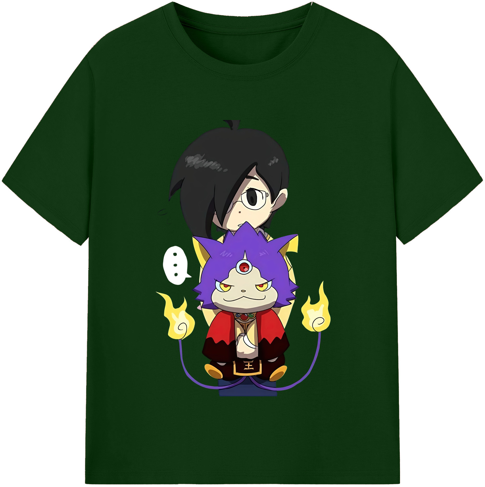 （画像用） 妖怪ウォッチ Yo-kai Watch 綿100％半袖Tシャツ（フロントプリント）